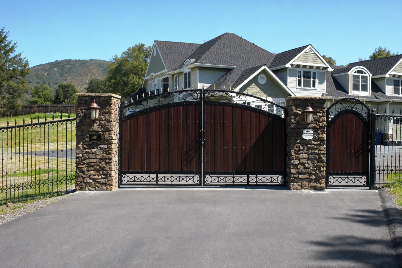 Automatic gate installation